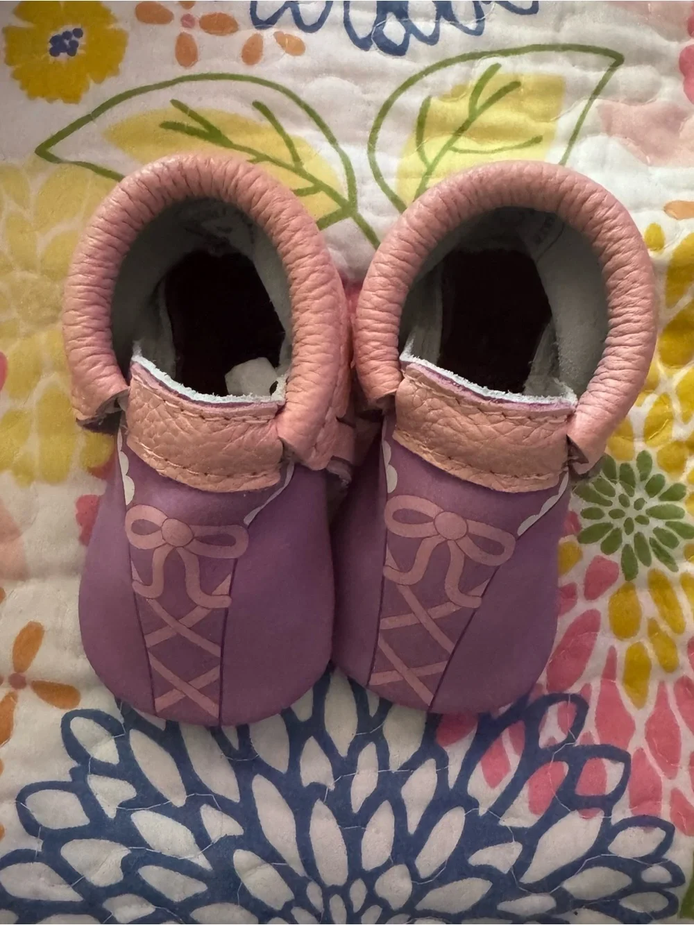 NWT size 2 freshly picked Rapunzel baby shoes